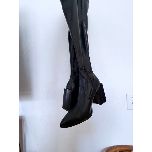 Steve Madden "Tanzee" Tall Boots with Chunky Square Heel - US 8 - Picture 5 of 12